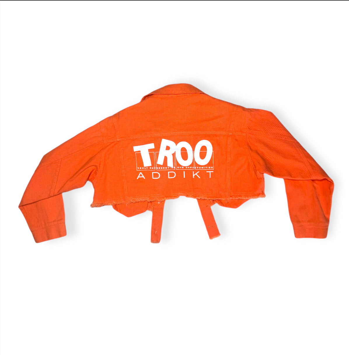 Pearl Flex Cropped Denim Jacket