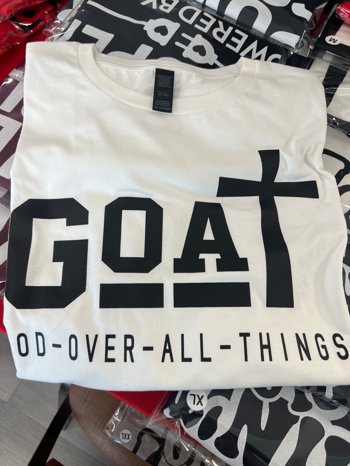 GOAT - God Over All Things Unisex Graphic Tee