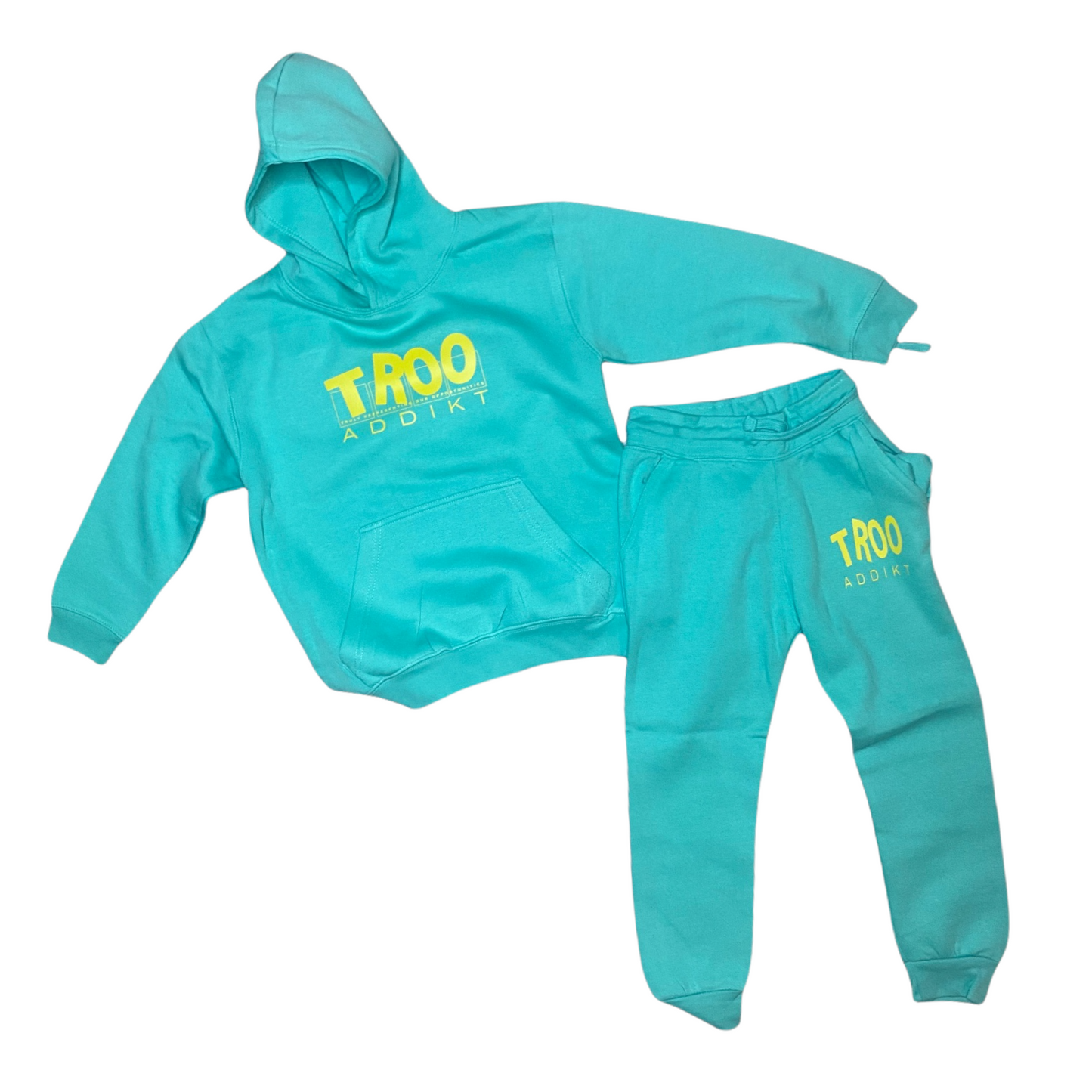 TROOADDIKT 2PC HOODIE & SWEATPANTS TRACKSUIT SET