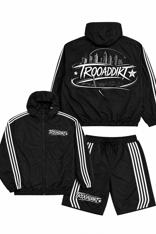 TROO ADDIKT Windbreaker Short Set