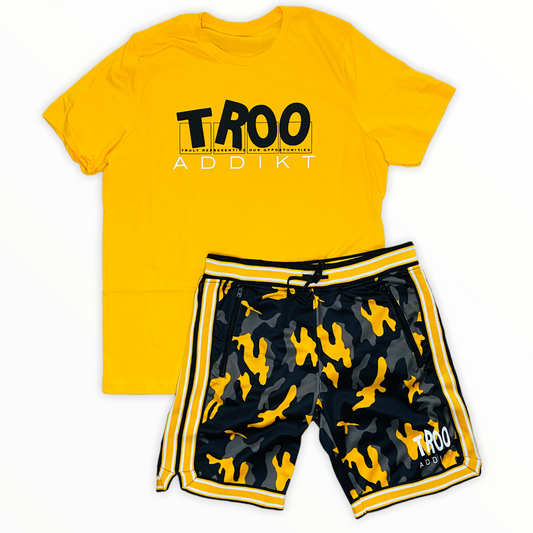 2PC TROOADDIKT PREMIUM SOLID SHORT SET