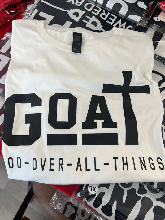GOAT - God Over All Things Unisex Graphic Tee