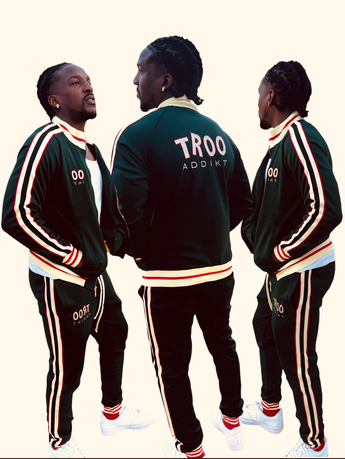 2pc HUSTLE & HONOR TRACKSUIT